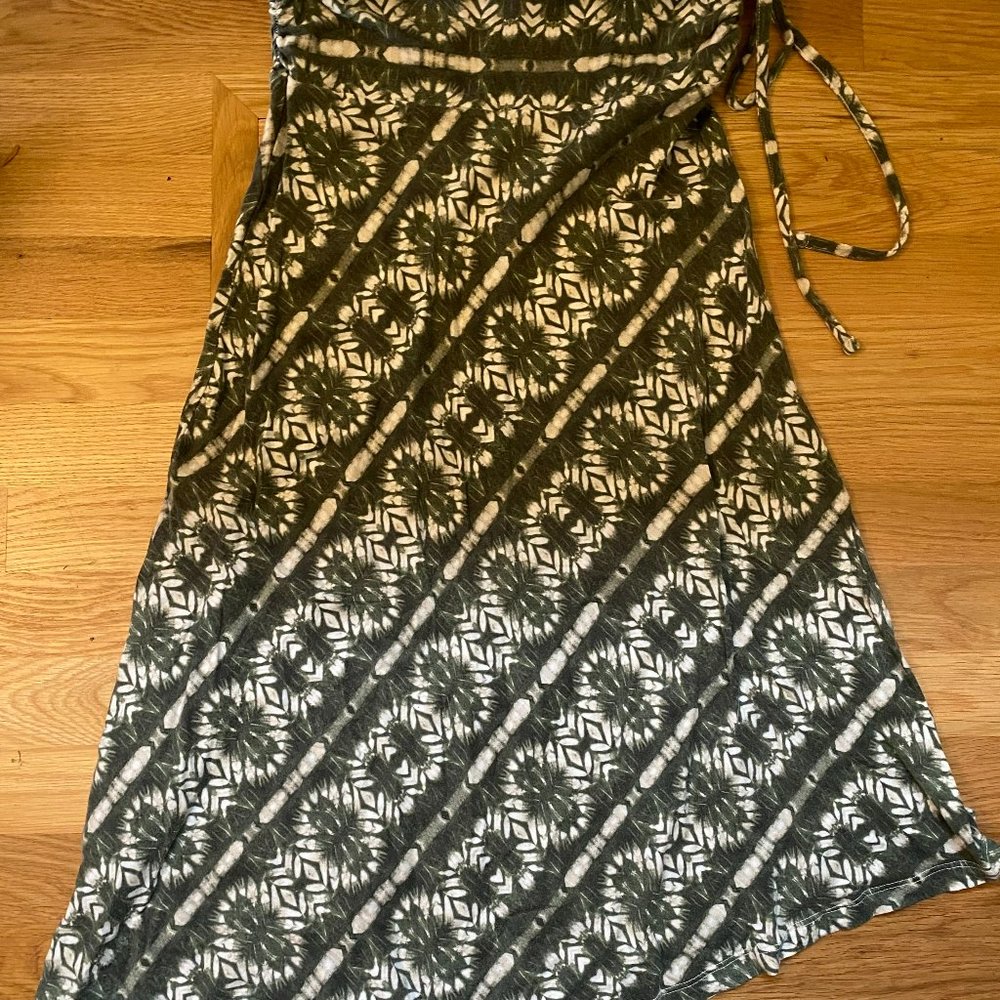 Patagonia asymmetrical batik print skirt